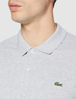 Lacoste Mens' Classic Fit Polo Shirt Grey