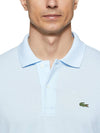 Lacoste Mens' Classic Fit Polo Shirt Sky Blue