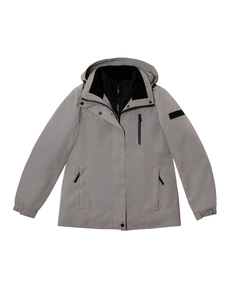 Calvin Klein Ladies 3-in-1 Jacket Grey