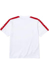 Lacoste Kids’ Cotton Logo Trim T-Shirt White/Red