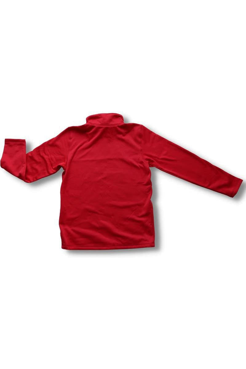 North Face Youth Red Quarter Zip Fleece