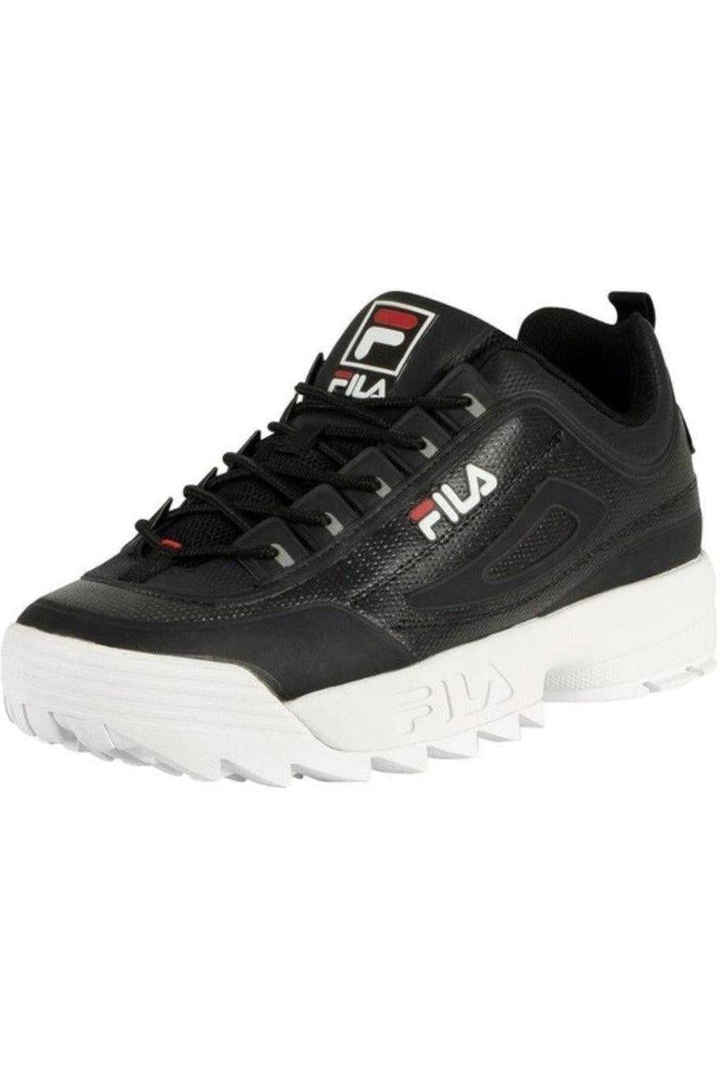 Fila disruptor best sale low black