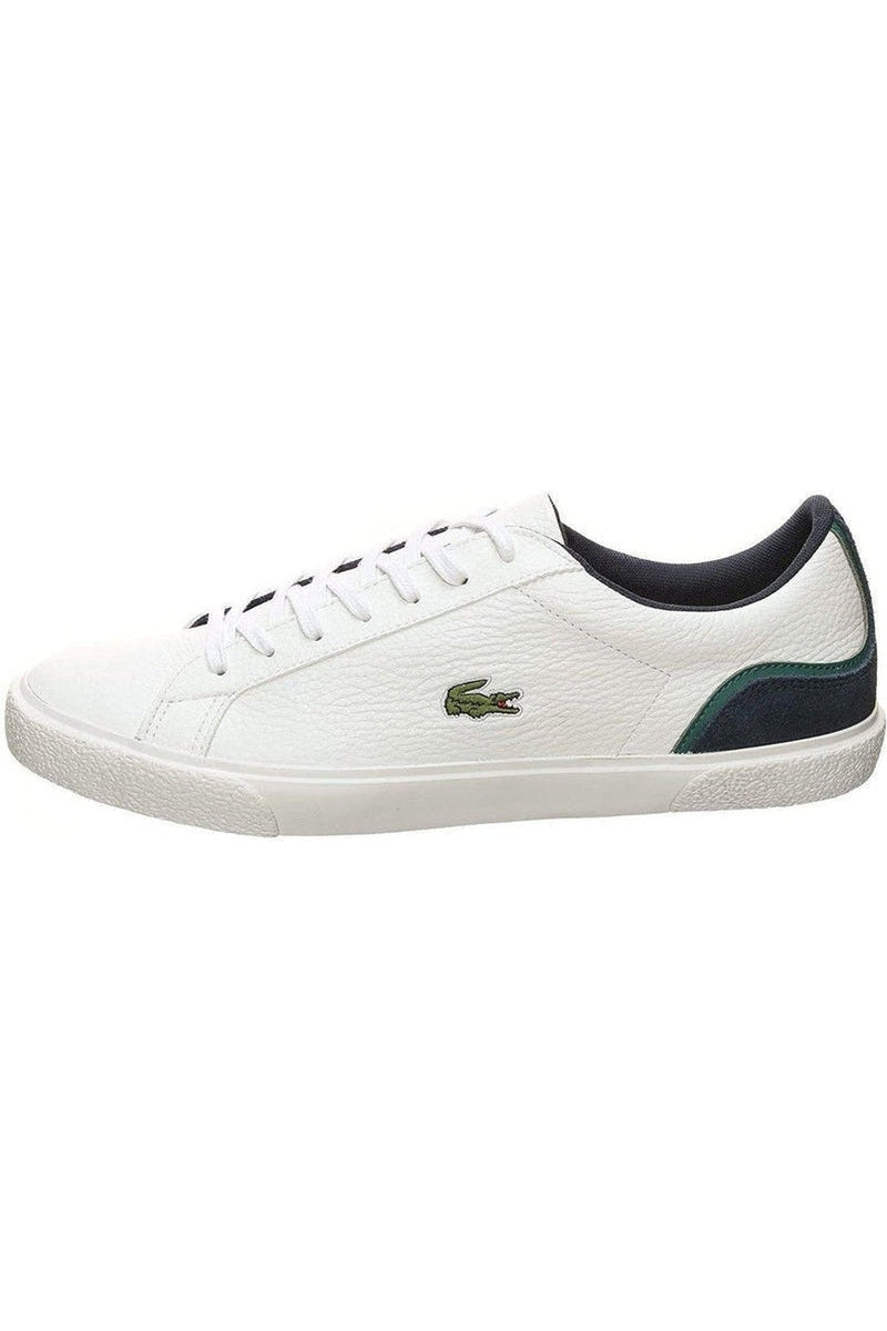 Lacoste Lerond Mens Leather White Navy
